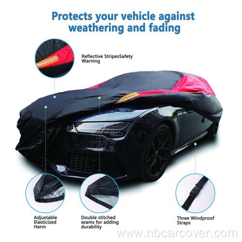 Sun proof fabric full-size hail protector car cover